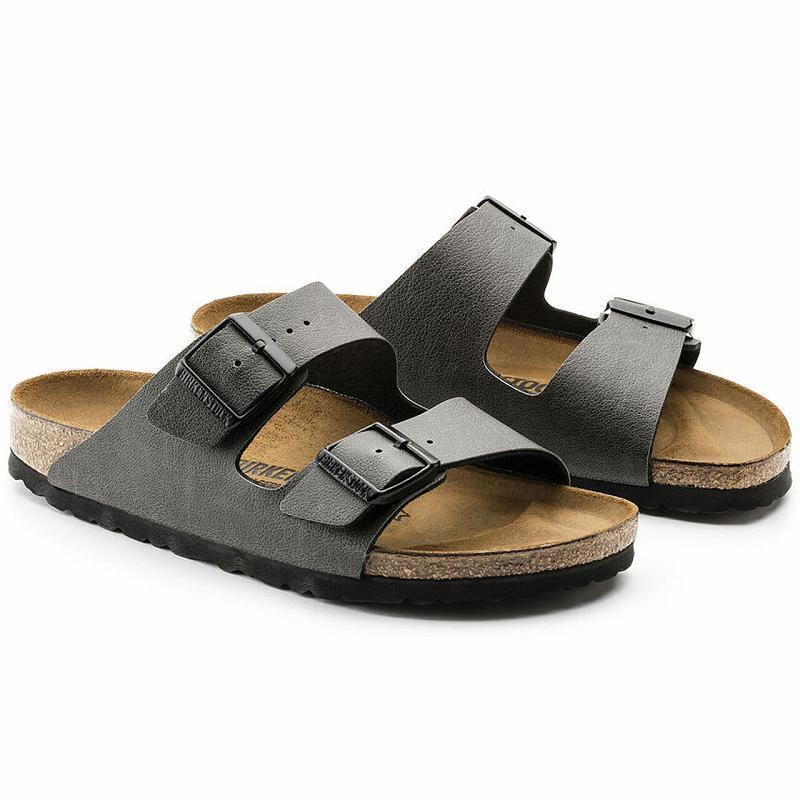 Arizona Birkenstock Birko Flor Panske Siva | SK 321RVD